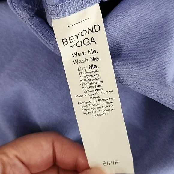 Beyond Yoga Spacedye Inspire Midi Dress In Periwinkle Cloud Heather NWT - Picture 6 of 7
